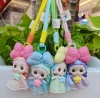 The doll keychain pendant is a cute and small simulation doll that can be hung on the schoolbag Specification image
